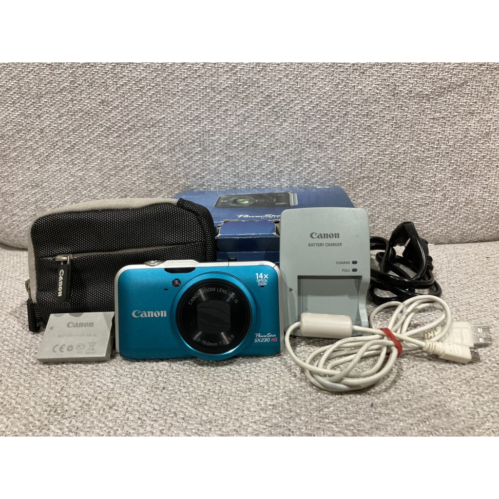 二手9成5新 保固七日 Canon SX230 HS 數位相機(正常使用 W810 W710 IXUS 185H