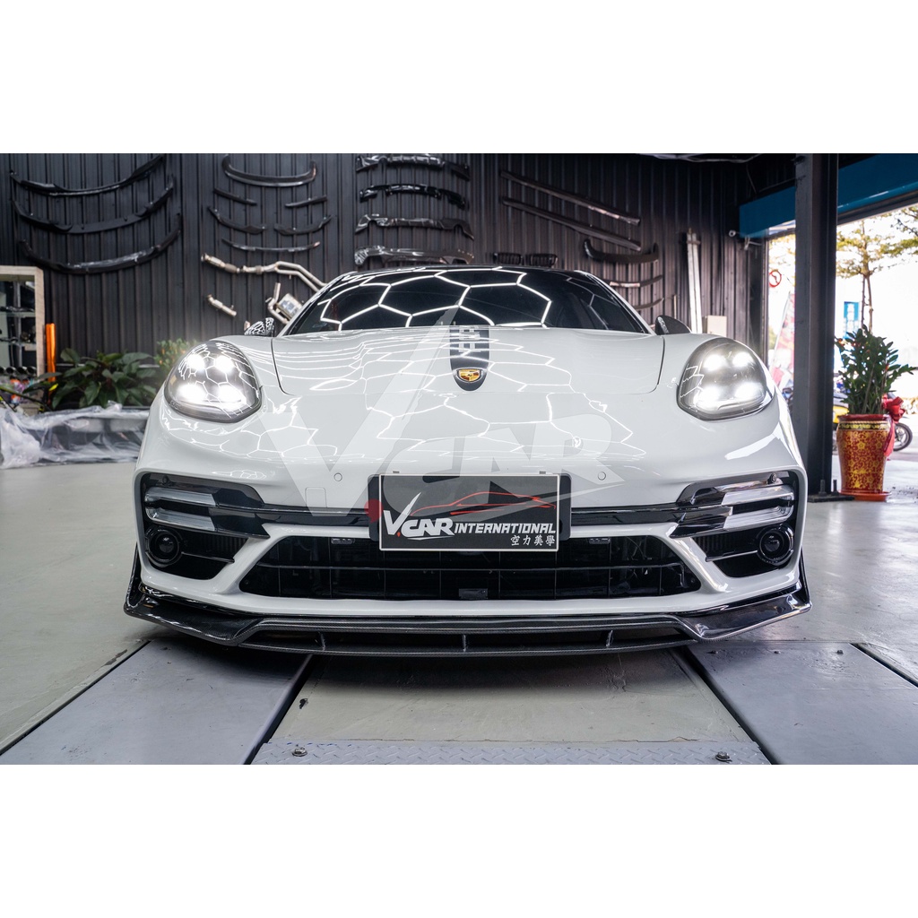 【V.Car】Porsche保時捷 Panamera 971碳纖維前下巴