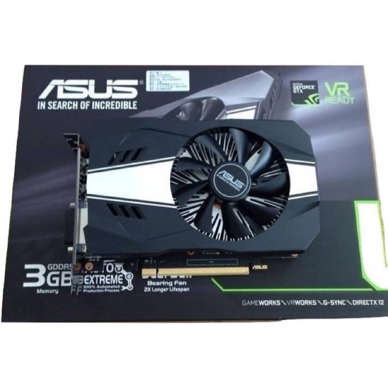 ASUS GTX1060 3G二手顯卡7100