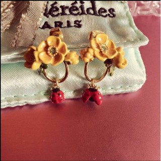 LES NERESIDES / Les Néréides 小瓢蟲 花朵 耳環