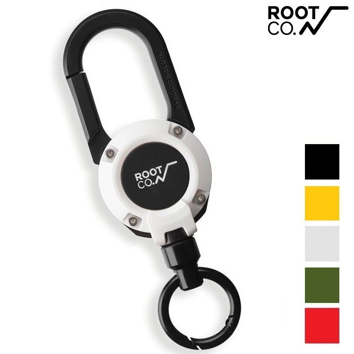 ROOT CO.日本 Gravity MAG REEL 360度旋轉多功能登山扣/伸縮掛勾/鑰匙圈/手機吊繩 GMR3