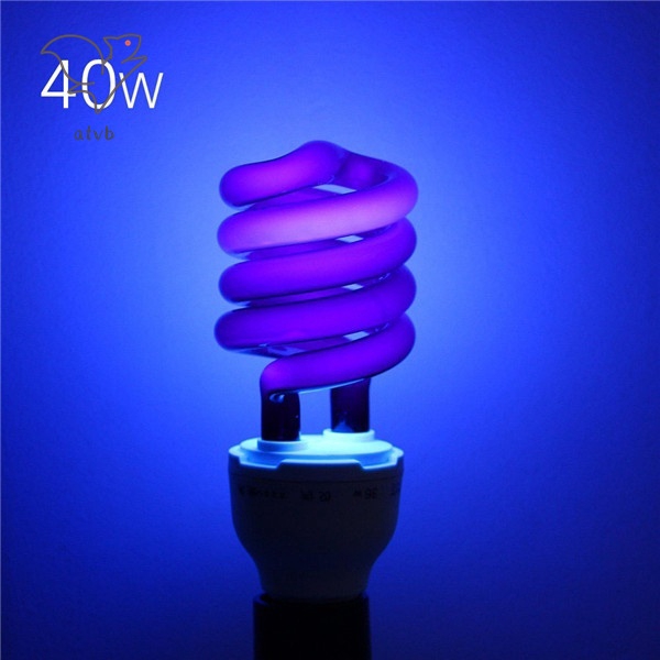 Hyp Led 燈 220v 36w 40w E27 紫外線螺旋節能燈泡 螺旋燈泡 LED紫光燈泡 低功耗 節能 長壽命