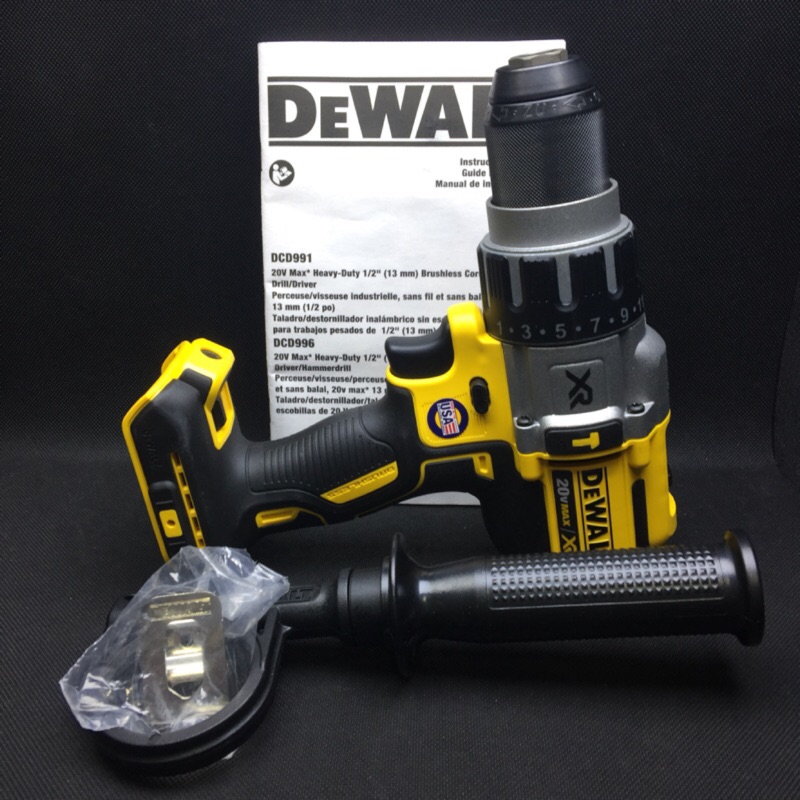 全新美製DeWALT 20V DCD996 無刷震動電鑽