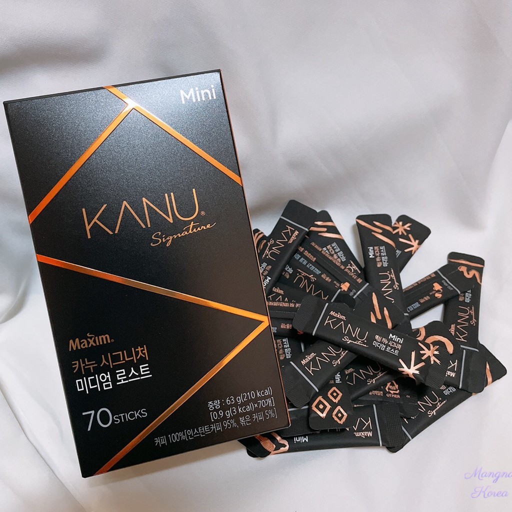 現貨不必等！KANU孔劉美式咖啡0.9g*70入 韓國咖啡 黑咖啡 中度烘焙 KANU Signature