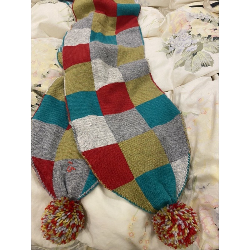 A La sha Qummi 毛球圍巾