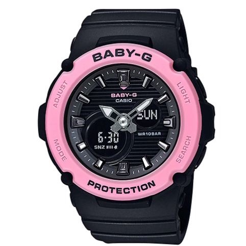 CASIO BABY-G粉嫩色調雙顯休閒錶(BGA-270系列)共四色