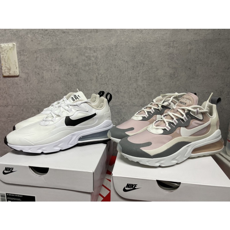 全新台灣公司貨 Nike Air Max 270 React 慢跑鞋 熊貓 CI3899-101 粉CI3899-500