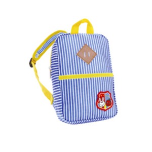 『現貨』日本 YAMAHA 音樂教室 英語教室 斜背包 書包 藍色 條紋 小包包 兒童用 側背包 限量 非賣品