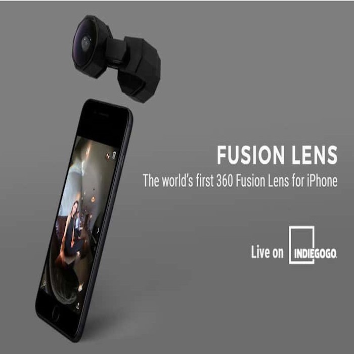 鼎威/台灣現貨/Fusion Lens iPhone 360全景相機iPhone7/8/7+/8+手機鏡頭 完全免插電的