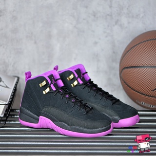 球鞋補習班 NIKE AIR JORDAN 12 HYPER VIOLET GS 黑 紫葡萄 女 510815-018