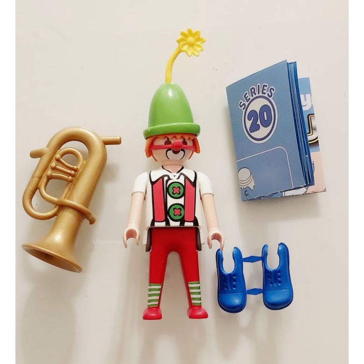 Playmobil70148 摩比20代 抽抽包 低音號小丑