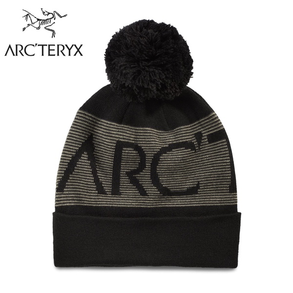 【ARC'TERYX 始祖鳥 Mini 針織毛球帽《黑》】27403/保暖帽/雪地毛線帽