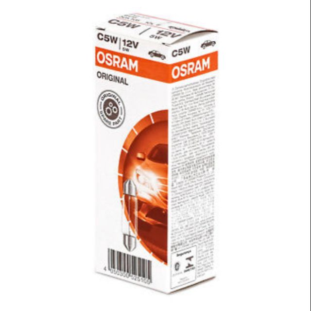 （高雄7733DIY） OSRAM 6418雙尖燈泡 12V55W 11X35mm 室內燈 牌照燈 1P