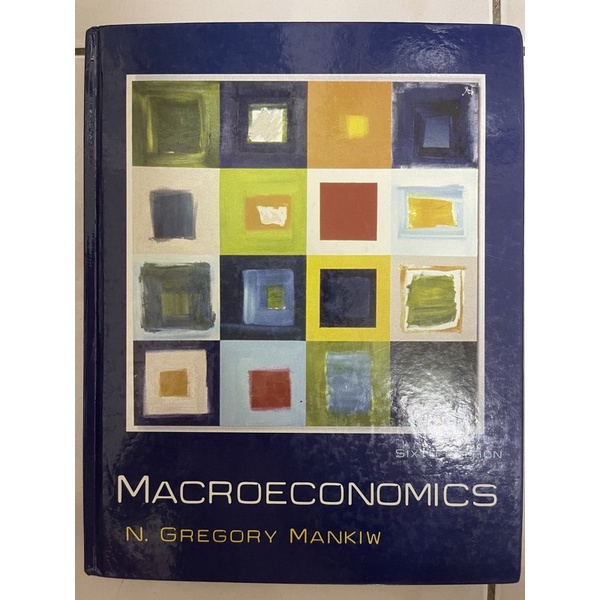 Macroeconomics 6/e N. Gregory Mankiw總體經濟學