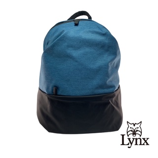 Lynx 美國山貓 專櫃皮件 時尚帥氣 流線造型 後背包LY39-2P53-39 青藍色$1580