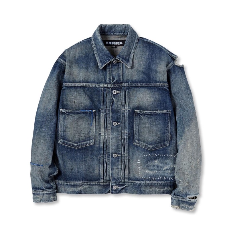 春のコレクション 滝沢伸介着NEIGHBORHOOD DENIM TYPE 2JACKETXL G
