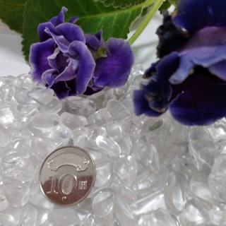 AAA+頂級天然巴西白水晶柱白水晶碎石～白水晶消磁石、顆顆完整原礦打磨，晶體透亮如冰晶，水晶之王幫助您心想事成、水晶碎石