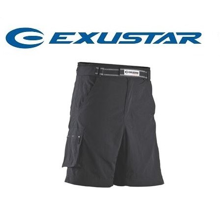 [零碼出清] EXUSTAR 休閒車褲 防潑水 可拆式褲墊 E-CMS001-S