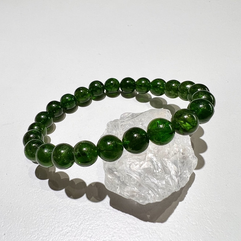 萬曜水晶 綠透輝 頂級手珠 透料 乾淨 顏色好