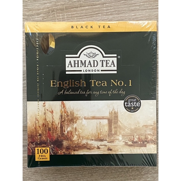 AHMAD TEA 亞曼茶 No,1英國紅茶 2g獨立鋁箔袋100袋裝