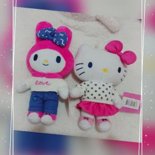 三麗鷗 Pinkholic系列 hello kitty 美樂蒂 大耳狗 娃娃 週邊