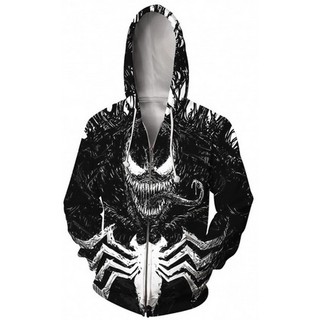 猛毒 Venom 外套 連帽外套 連帽 衛衣 拉鏈開衫 Cosplay 毒液 毒魔 薄外套 薄帽T 蜘蛛人 宇宙 漫威