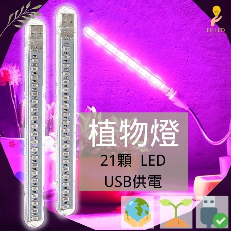 【台灣公司貨 組合更便宜】 植物生長燈 USB 5V LED 植物燈 植物燈 全光譜 多肉燈 植物補光燈 室內植物燈