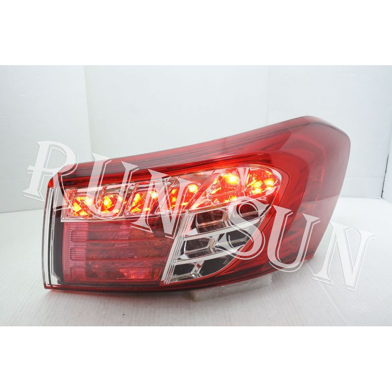 ●○RUN SUN 車燈,車材○● 全新 納智捷 12 13 14 15 S5 LED 原廠型紅白 尾燈 一顆 台灣製造