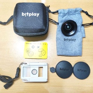 [小物] bitplay 通用鏡頭扣組合(+HD高階廣角) 手機鏡頭 HD鏡頭 廣角鏡頭 鏡頭收納盒 二手