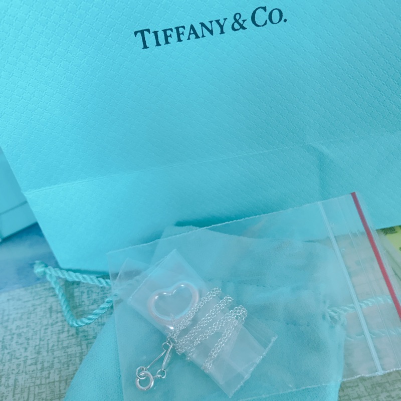 Tiffany ❤️項鍊 9成9新 附贈拭銀布及拭銀乳