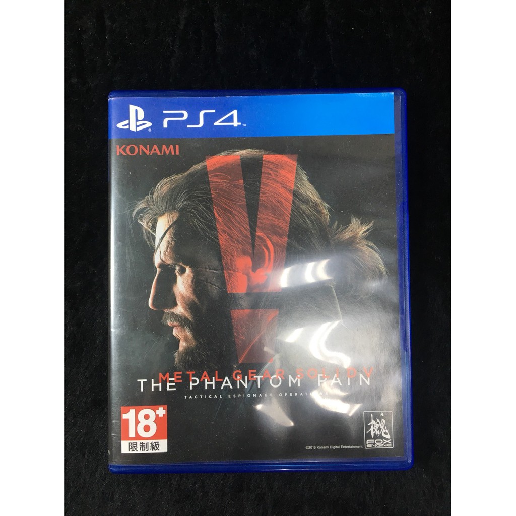 二手 Ps4遊戲片潛龍諜影5 幻痛metal Gear Solid 5 Phantom Pain 日語英語版 蝦皮購物