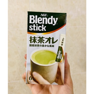日本🇯🇵必買 AGF 抹茶歐蕾 抹茶拿鐵 Blendy stick 沖泡飲 人氣商品