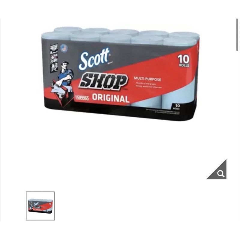 Costco 好事多 線上代購 Scott 萬用強吸力紙抹布 55張 X 10捲