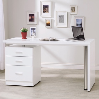 obis 桌子 書桌 艾美白色4.8尺旋轉功能桌