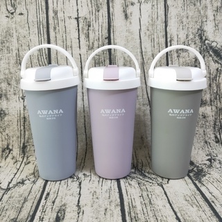 【AWANA】莫蘭迪色手提吸管咖啡杯、水壺、水杯