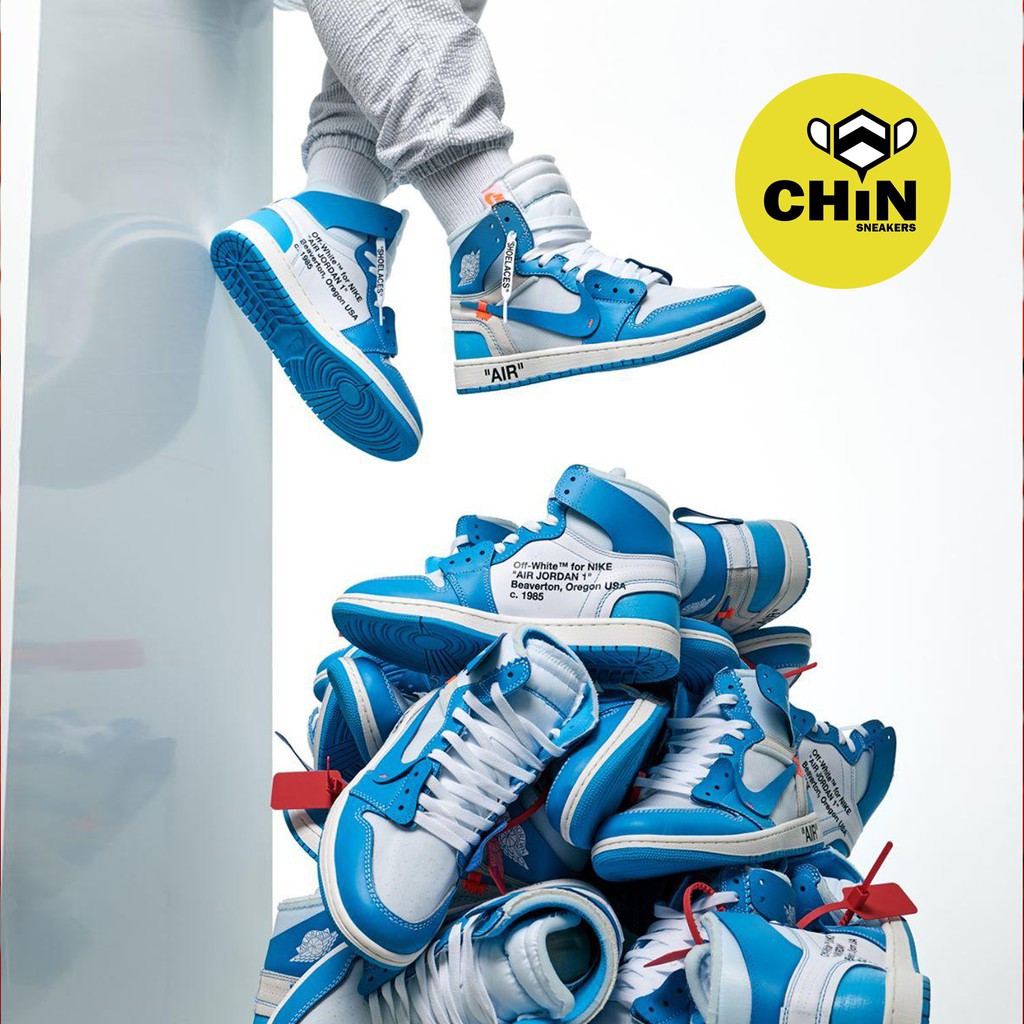 jordan x off white unc