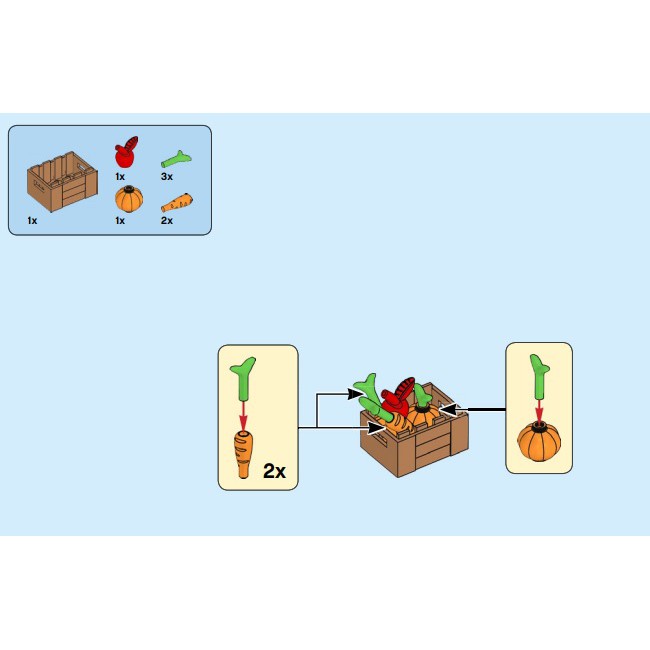 LEGO 樂高 City 城市系列 60287 拖拉機 tractor 拆賣 單售 零件 配件 蔬果 蘿蔔 蘋果 南瓜
