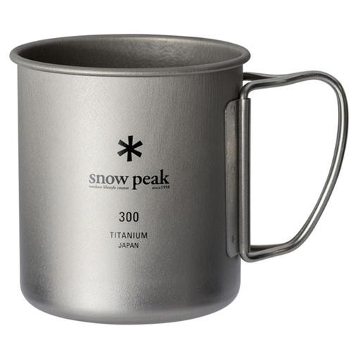 【日本 Snow Peak】鈦金屬單層杯 300ml/折疊把手馬克杯.杯子.鈦杯.咖啡杯.茶杯.水杯_MG-142