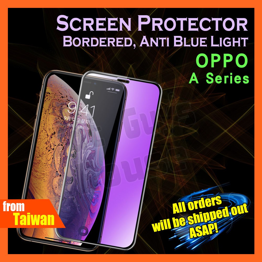 OPPO AX5 AX7 AX5S AX7PRO Bordered Anti-Blue Screen Protector