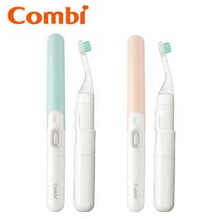 康貝 Combi Teteo幼童電動牙刷 (薄荷綠/香檳粉)【麗兒採家】