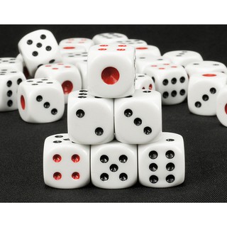 20mm 16mm 12mm 白色骰子 大號骰子 (ktv 玩具 桌遊 骰寶 比大小專用) Dice