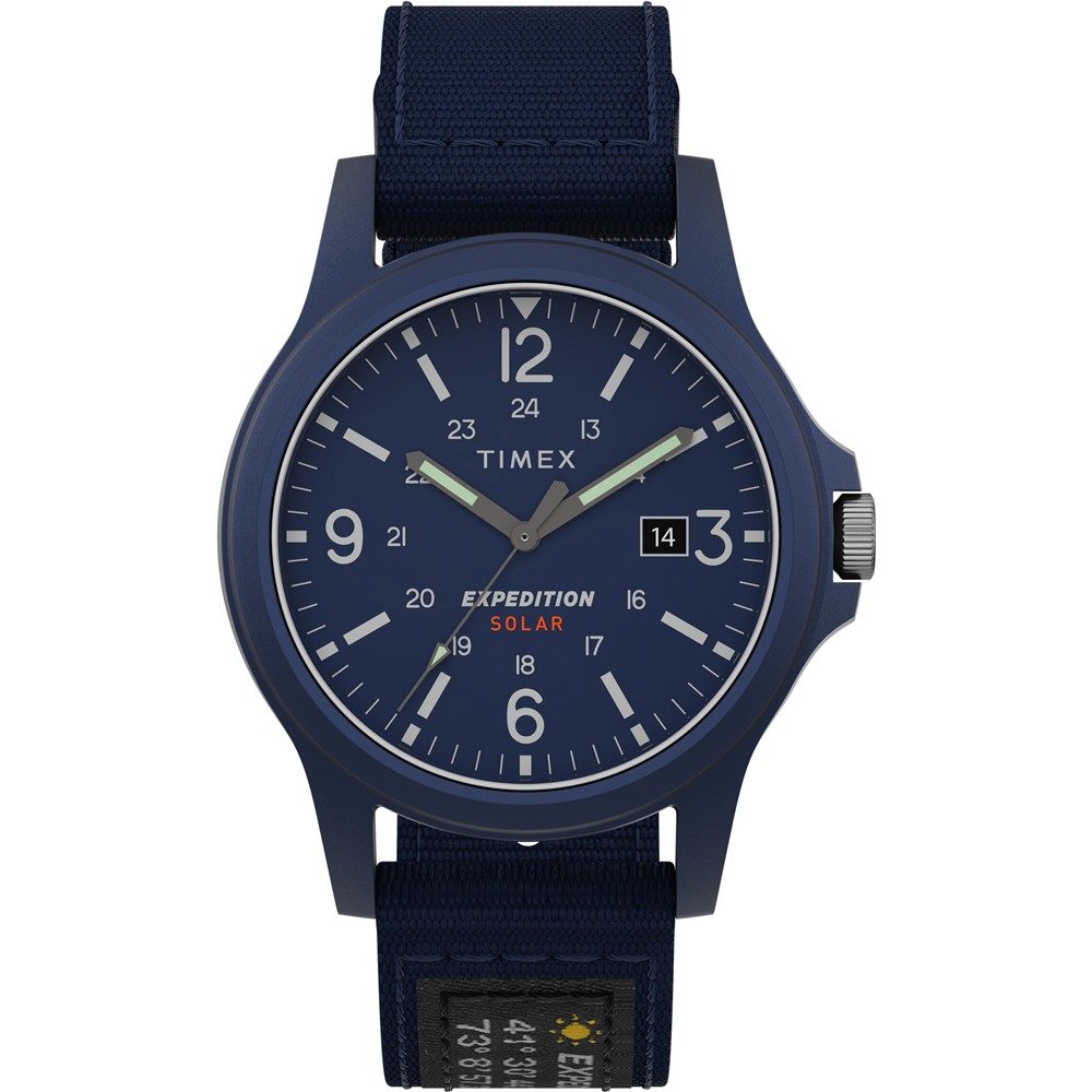 【TIMEX】天美時 遠征系列 太陽能探險手錶 ( 深藍 TXTW4B18900)