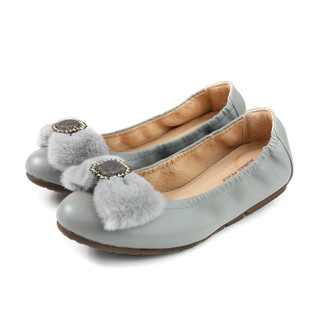 HUMAN PEACE 蝴蝶結 平底鞋 灰色 女鞋 61365 no335