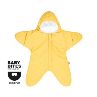 『BabyBites』西班牙鯊魚咬一口 嬰幼兒睡袋-鵝蛋黃小海星 防踢被 / 寶寶棉被 / 睡袋