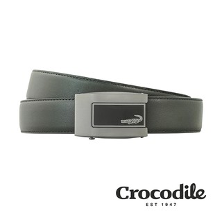 Crocodile 鱷魚皮件 真皮皮帶 自動扣皮帶 下穿自動皮帶 納帕軟皮 0101-42020-01