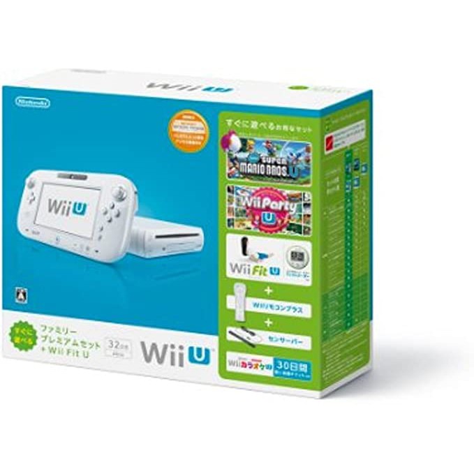 【代購】近全新 任天堂 Nintendo Wii U 主機 32GB 家庭豪華套組 3in1 日規機