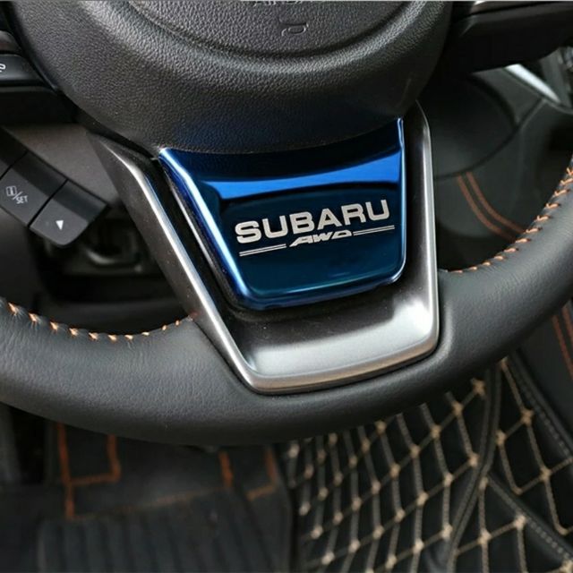 【浪人車庫】SUBARU 方向盤不鏽鋼飾板 新xv Impreza 2017後 SGP車款專用