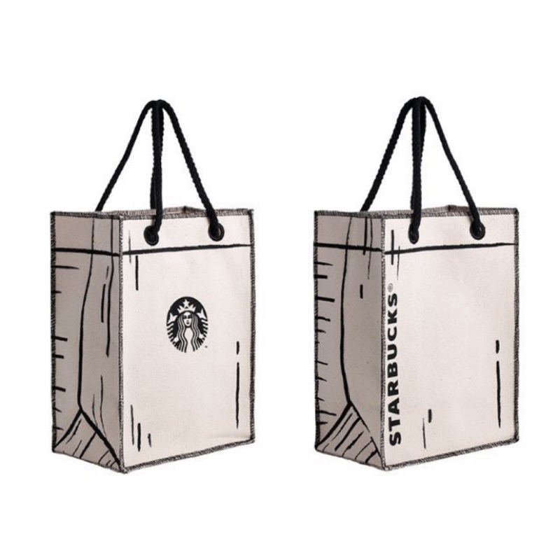 星巴克 Starbucks 經典提袋 小禮袋 帆布提袋 正品