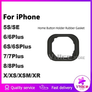 適用於 iPhone 5s Se 6 S Plus 7 8 Plus 的 Home 按鈕橡膠墊片