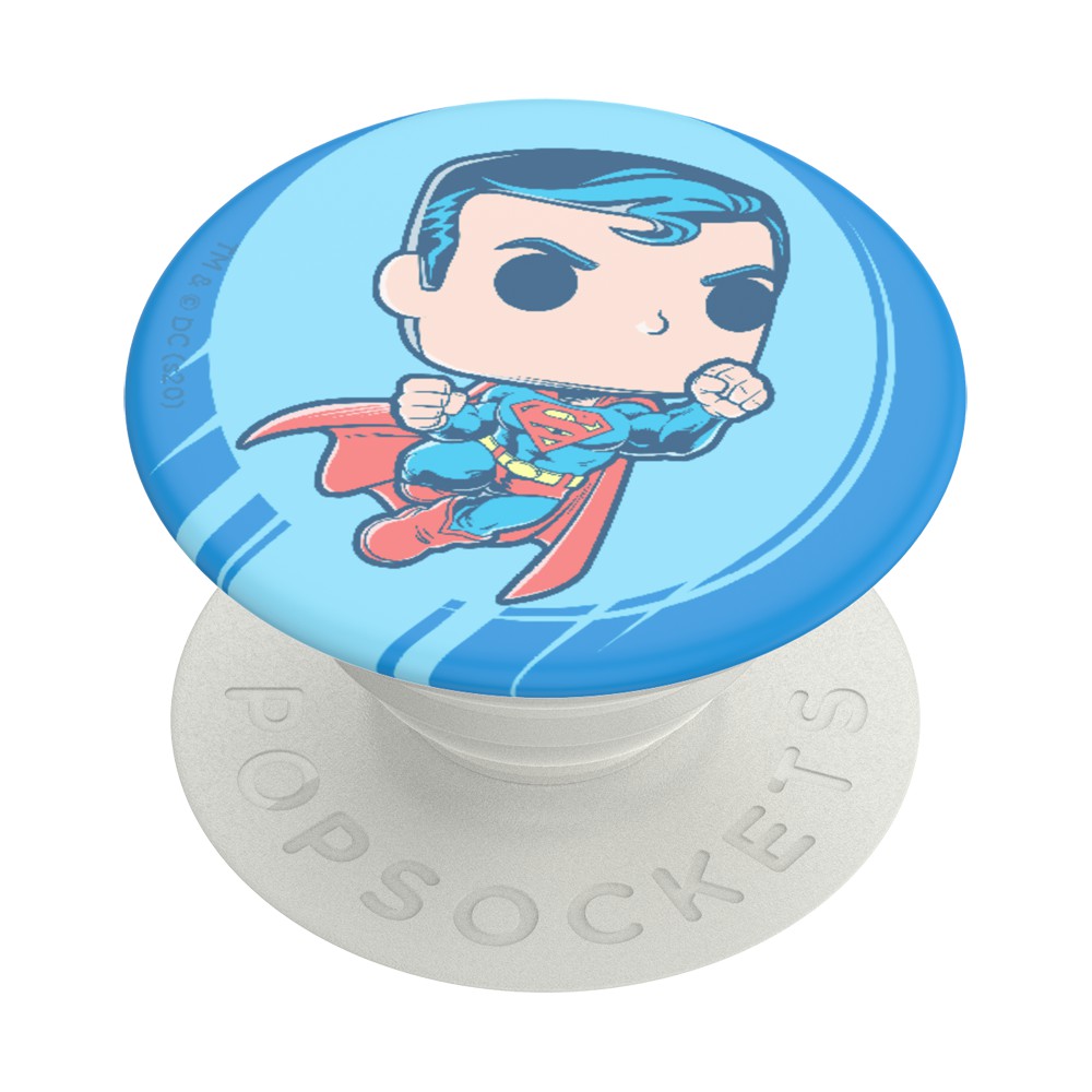 PopSockets 泡泡騷 Funko Pop! Superman Q版超人 &lt;可替換泡泡帽&gt;